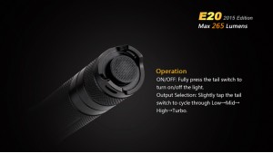 Fenix E20 - Ediție 2015